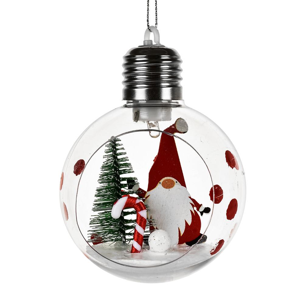 Игрушка-подвеска новогодняя Lamp 10 см (R96173)