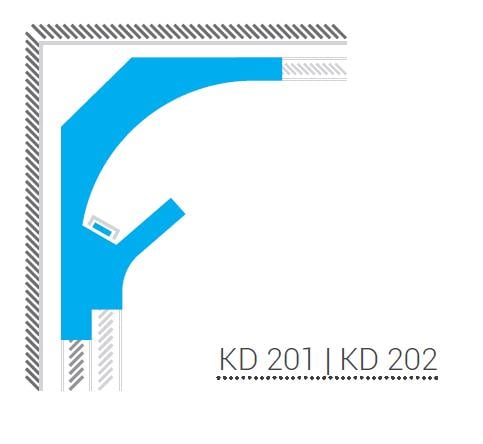 Карниз для прихованого освітлення Tesori KD201 1,15 м (55892) - фото 4