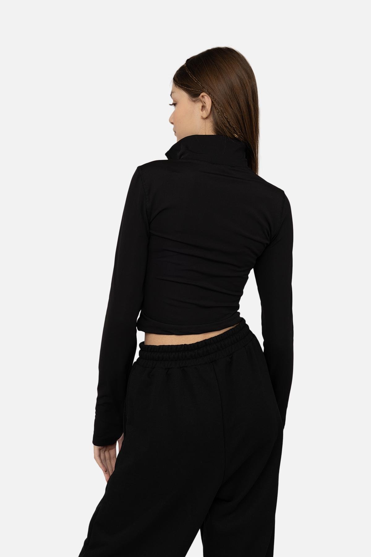 Кофта жіноча ЦБ-00269364 р. 48 Чорний (SKT001043201) - фото 5 Кофта жіноча ЦБ-00269364 р. 48 Чорний (SKT001043201) - фото 5