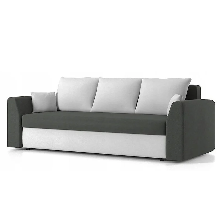 Диван Пауль 230х90 см Серый/Молочный (25484841)