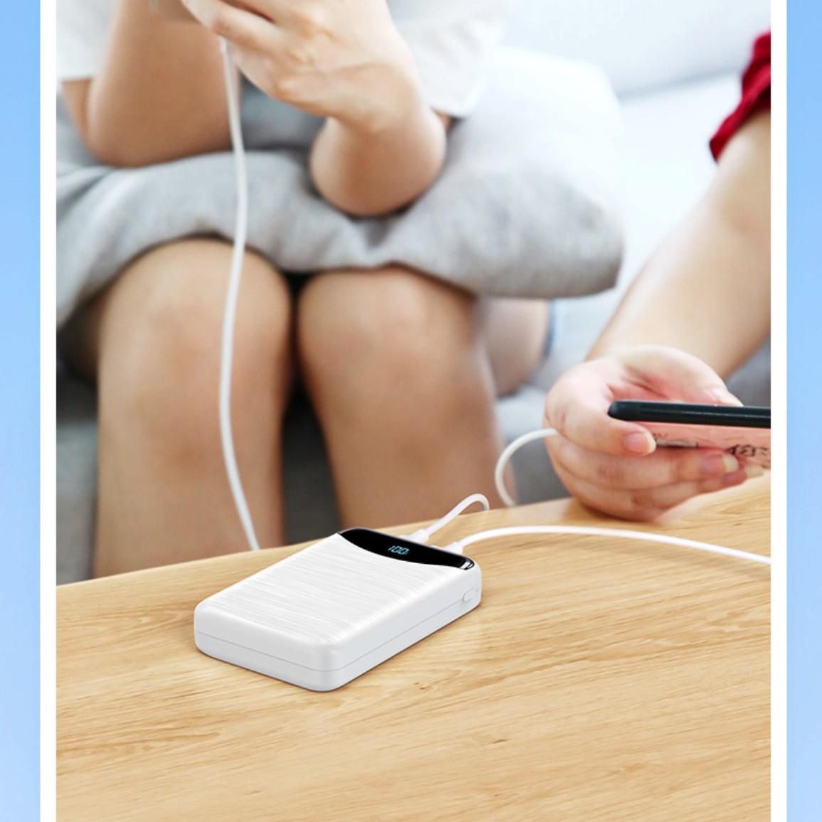 Повербанк Remax Ritry II Series RPP68 20000 mAh 22,5W PD+QC White (363945543) - фото 7 Повербанк Remax Ritry II Series RPP68 20000 mAh 22,5W PD+QC White (363945543) - фото 7