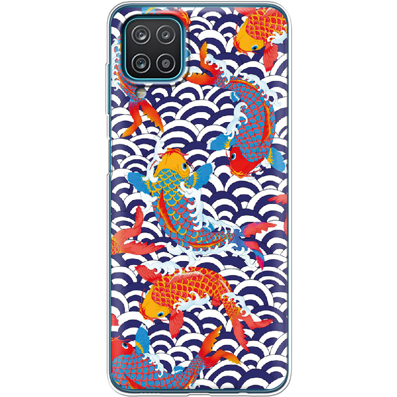Чохол Boxface Samsung A125 Galaxy A12 Koi Fish Прозорий силікон (41506-up2477-41506)
