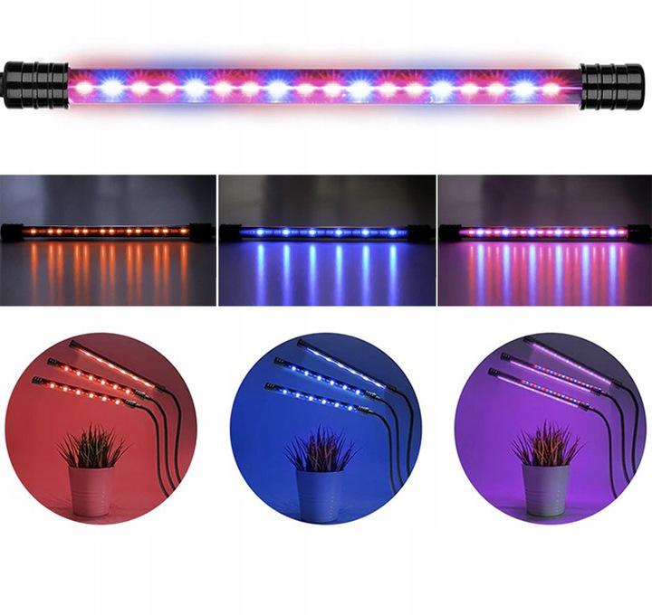 Лампа для выращивания растений Gardlov светодиодная водостойкая 20 LED 3 шт. (19242) - фото 3