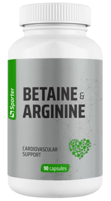 Бетаин и аргинин Sporter Betain and Arginine 90 капс. (3722)