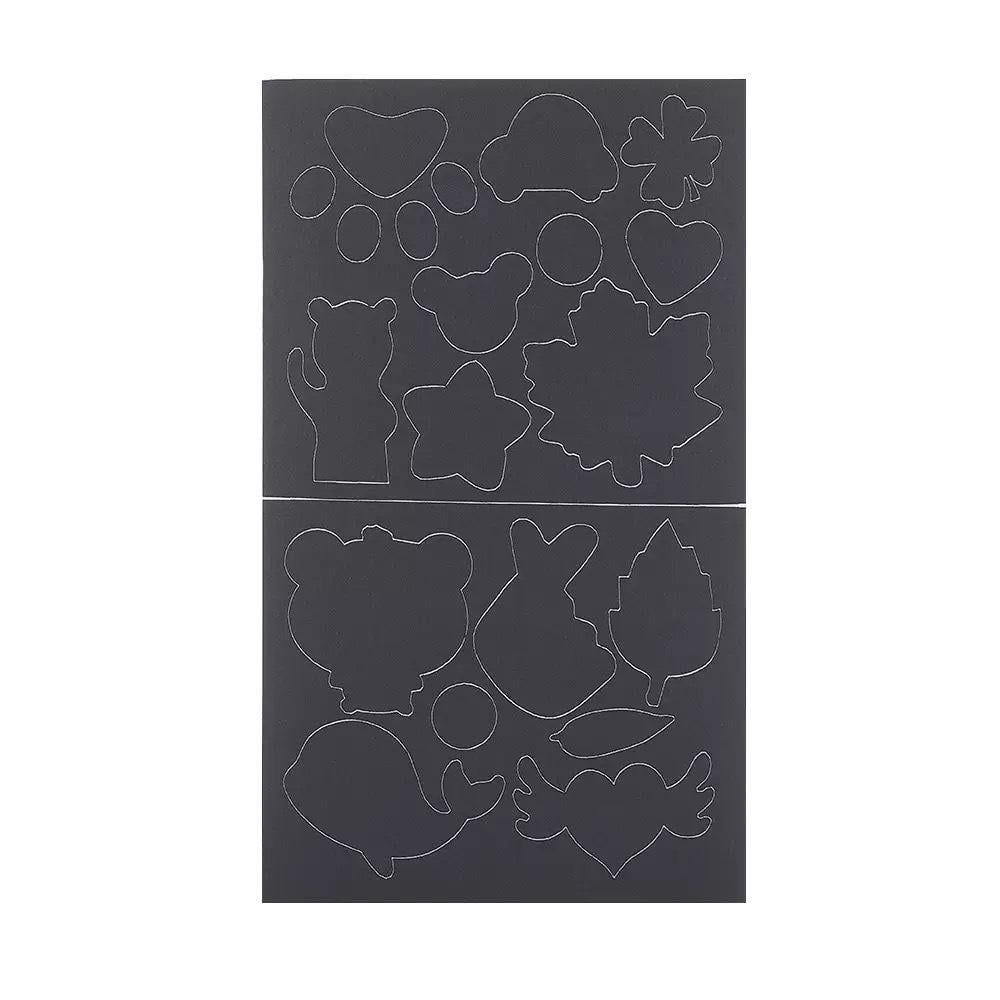 Наклейки для одежды самоклеящиеся нейлоновые водостойкие 16 шт. (29359)