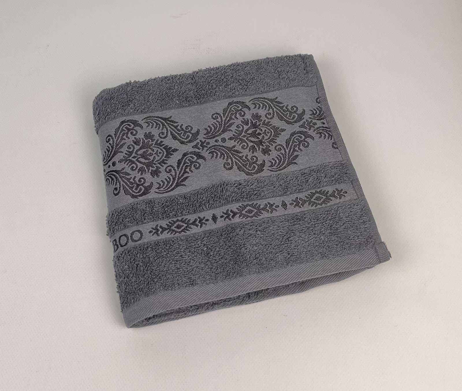 Полотенце Altinbasak Bamboo Ella 50x90 см Антрацитовый (CN28129)