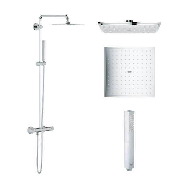 Душевая система Euphoria Xxl 230 с термостатом (26187000) Душевая система Euphoria Xxl 230 с термостатом (26187000)