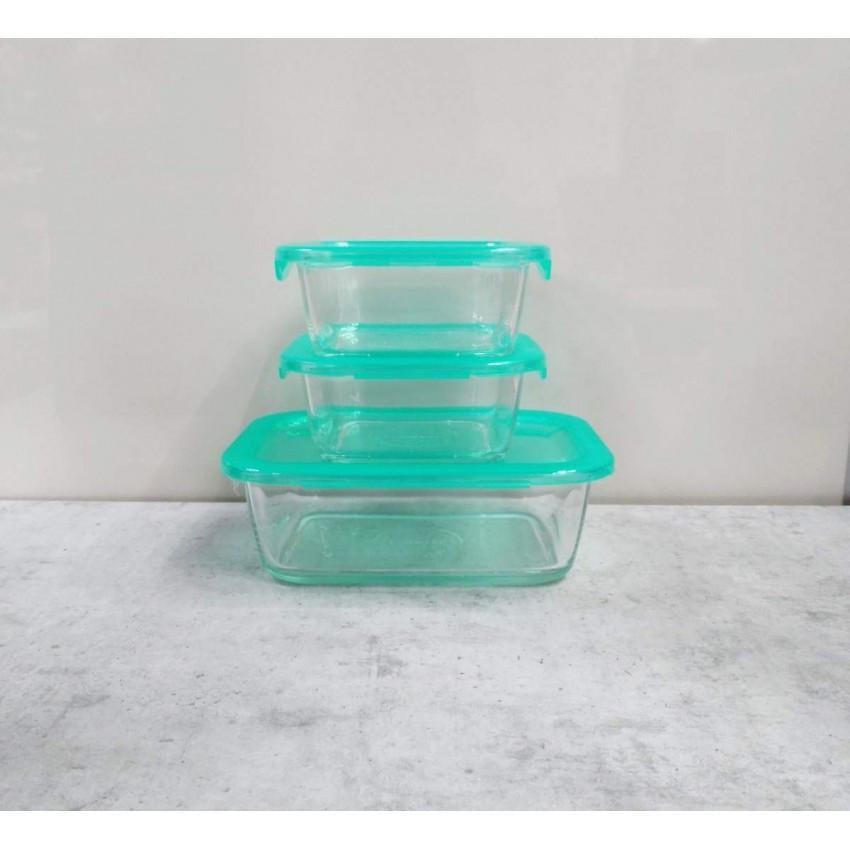 Набір контейнерів Luminarc KEEP'N BOX P8001 820/380/380 мл із сумкою 3 шт. (1386111589) - фото 2 Набір контейнерів Luminarc KEEP'N BOX P8001 820/380/380 мл із сумкою 3 шт. (1386111589) - фото 2