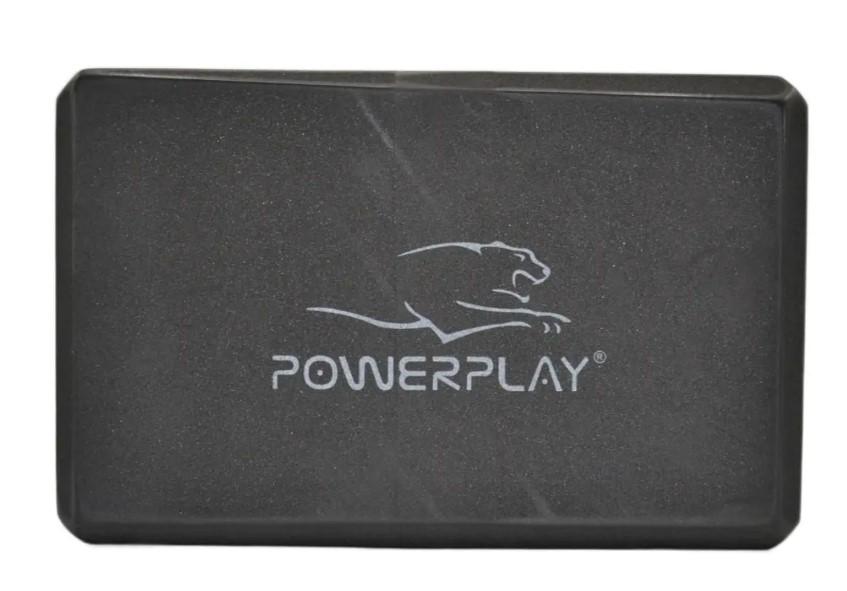 Блок для йоги PowerPlay 4006 Yoga Brick Черный (PP_4006_Black) - фото 5
