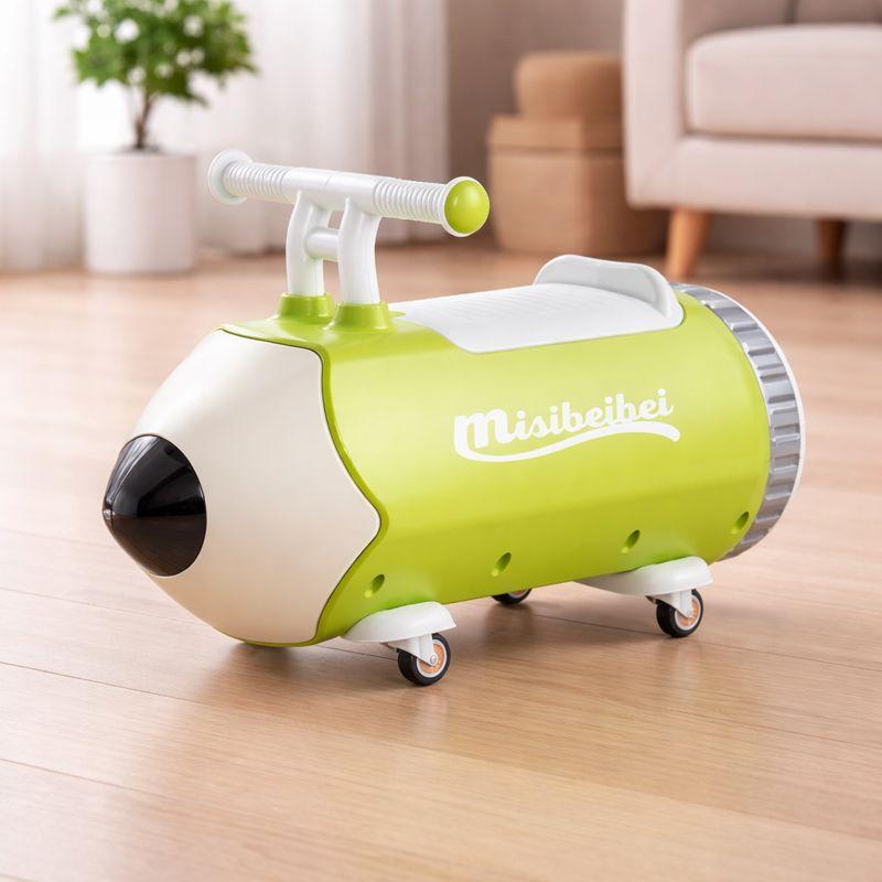 Біговел-толокар дитячий TILLY BB-0018 музичний світ Green (2880910547)