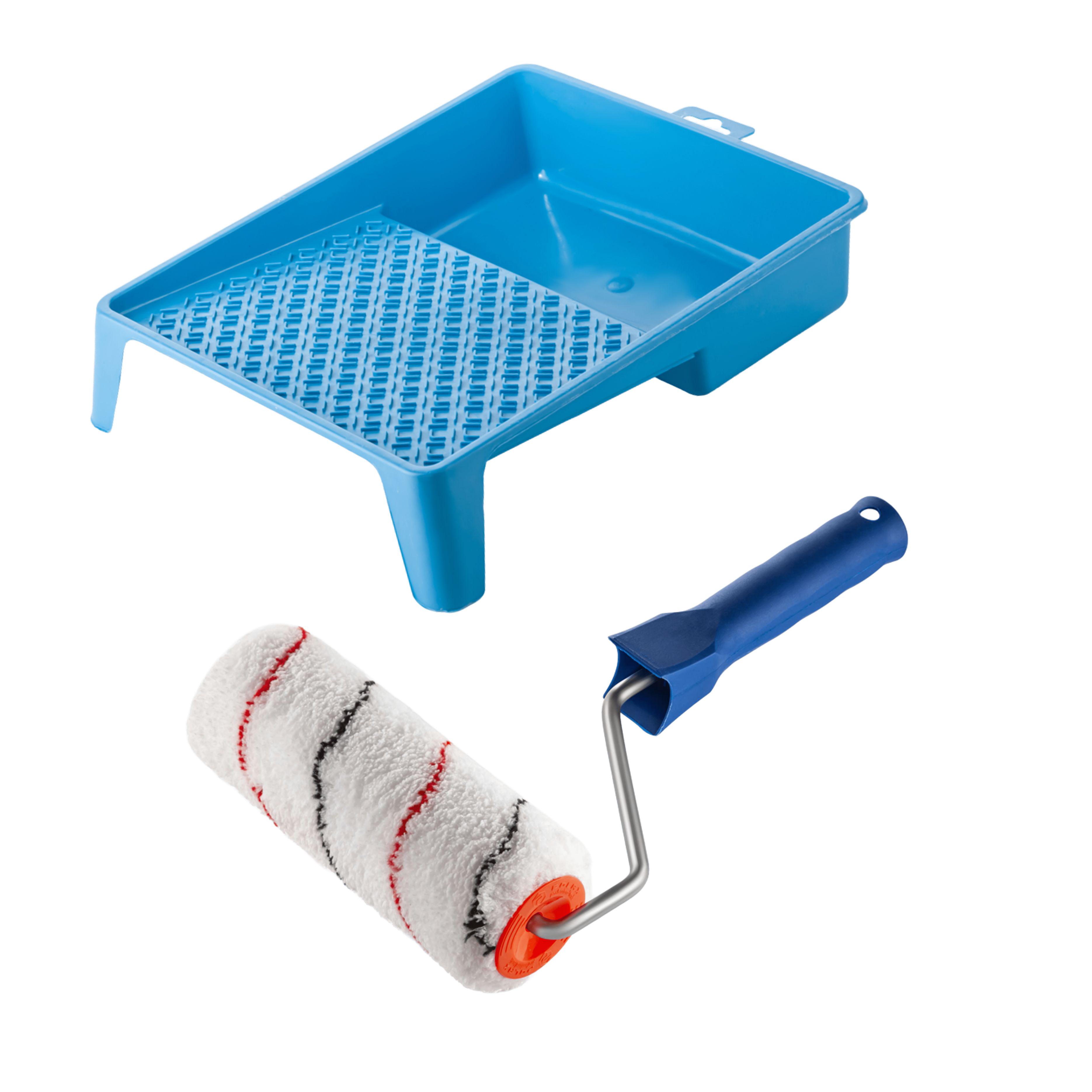 Валик Микрофибра 180х48 мм с ручкой и ванночка (770-222)