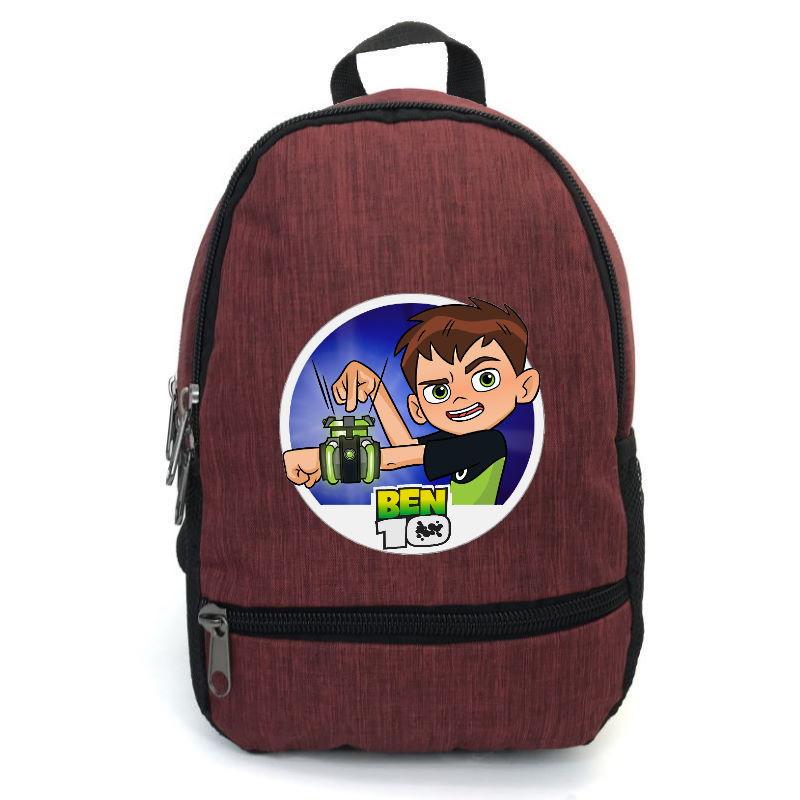 Школьный рюкзак подростковый Cappucino Toys с принтом Ben 10 BTN 008 12,5 л Бордовый (1644581903)