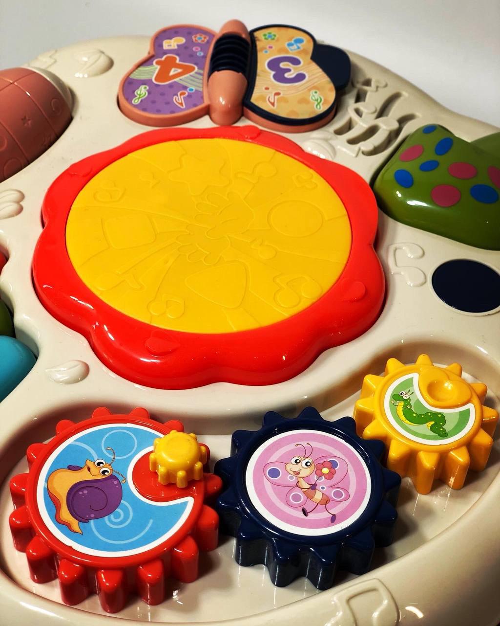 Ігровий музичний столик TK Group 14848 12 3в1 підсвічування/звуки/мелодії/піаніно/в коробці - фото 2 Ігровий музичний столик TK Group 14848 12 3в1 підсвічування/звуки/мелодії/піаніно/в коробці - фото 2