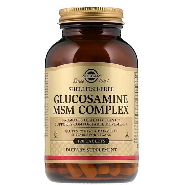 Препарат для суставов и связок Solgar Glucosamine MSM Complex 120 табл. (000024712)