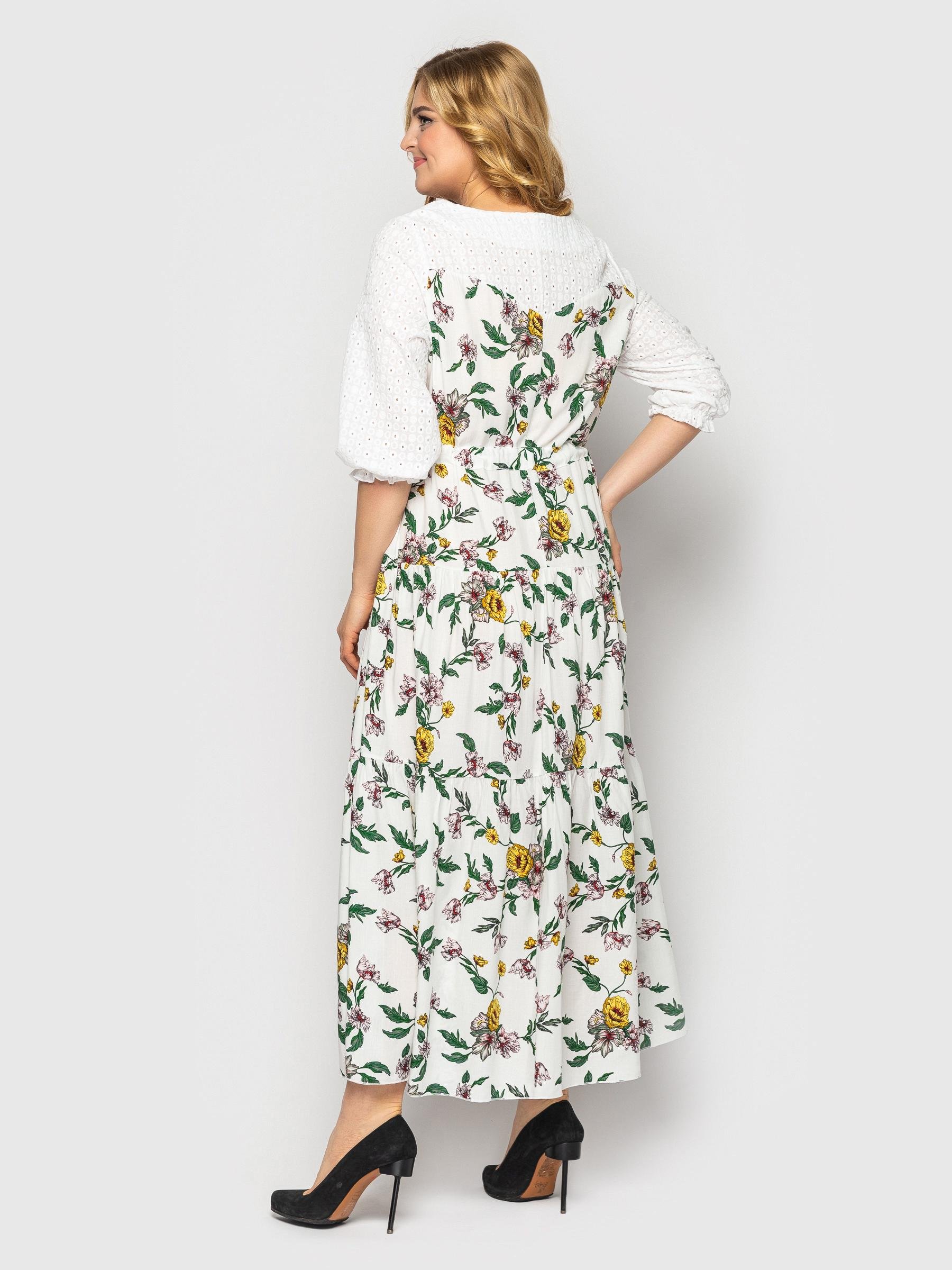 Платье VLAVI Росава р. 58 Белый/Лето (127505-58) - фото 2