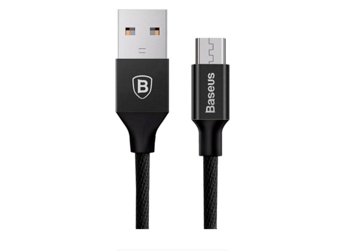 Кабель Baseus Yiven Cable Micro USB 1 м Black