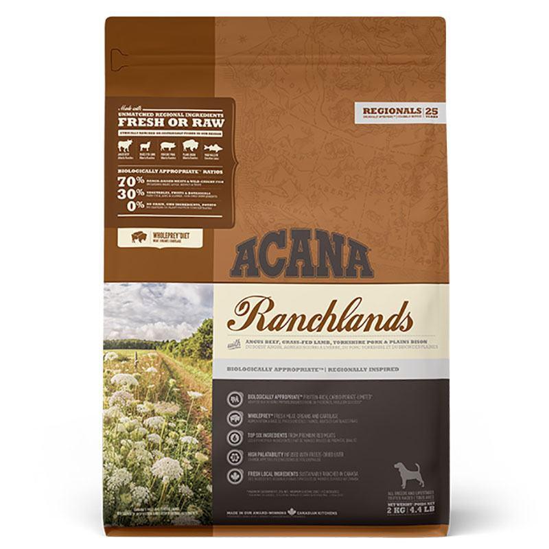 Корм сухий для собак різних порід ACANA RANCHLANDS DOG з червоним м'ясом і рибою 6 кг (a54360)