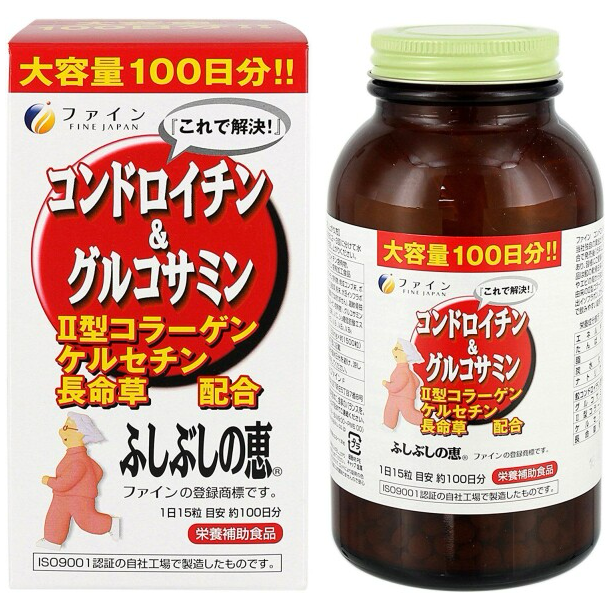 Хондроитин с глюкозамином Fine Japan 100 дней 1500 таблеток (2320965611) Хондроитин с глюкозамином Fine Japan 100 дней 1500 таблеток (2320965611)
