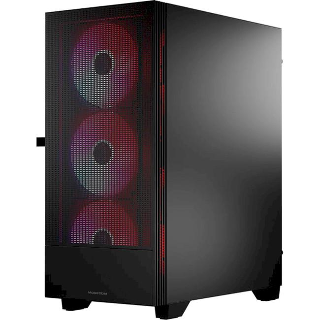 Корпус для ПК Modecom Siroco ARGB Flow Midi-Tower ATX no PSU Черный (AT-SIROCO-MG-10-00ARGB-00) - фото 3