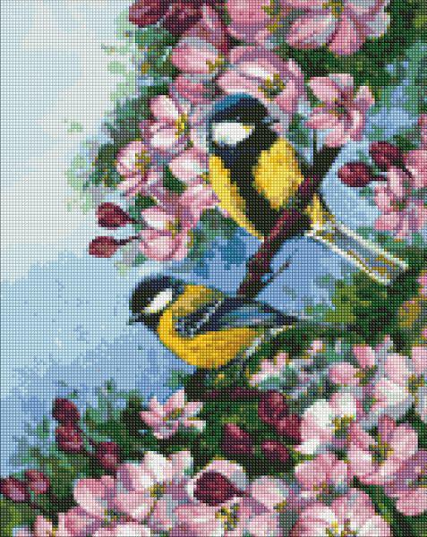 Алмазная мозаика Идейка Неразлучная пара 40x50 см (Id-AMO7519)