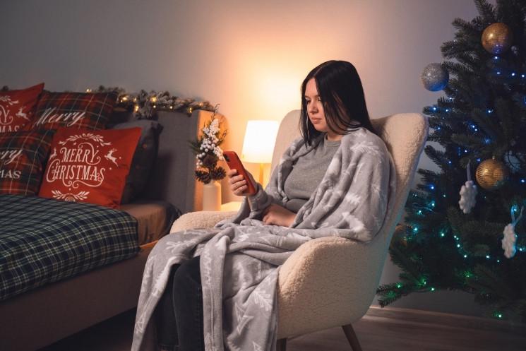 Плед Ardesto Christmas Flannel Ялинки 160х200 см (ART0110PB) - фото 7 Плед Ardesto Christmas Flannel Ялинки 160х200 см (ART0110PB) - фото 7