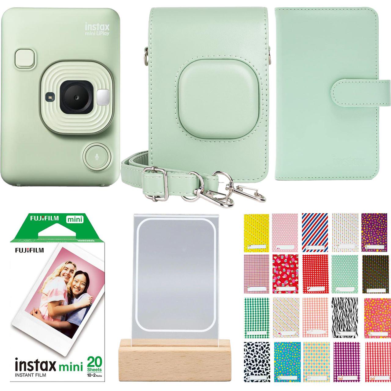 Фотоапарат моментального друку Fujifilm Instax Mini LiPlay чохол/фотоальбом 108/фотоплівка 20 шт. Green (21394631) Фотоапарат моментального друку Fujifilm Instax Mini LiPlay чохол/фотоальбом 108/фотоплівка 20 шт. Green (21394631)