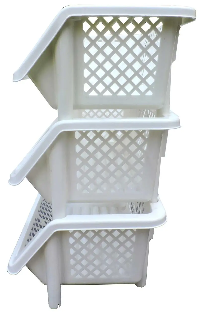 Этажерка универсальная ПолимерАгро на 3 секции Белый (2451-БЛ) - фото 3 Этажерка универсальная ПолимерАгро на 3 секции Белый (2451-БЛ) - фото 3