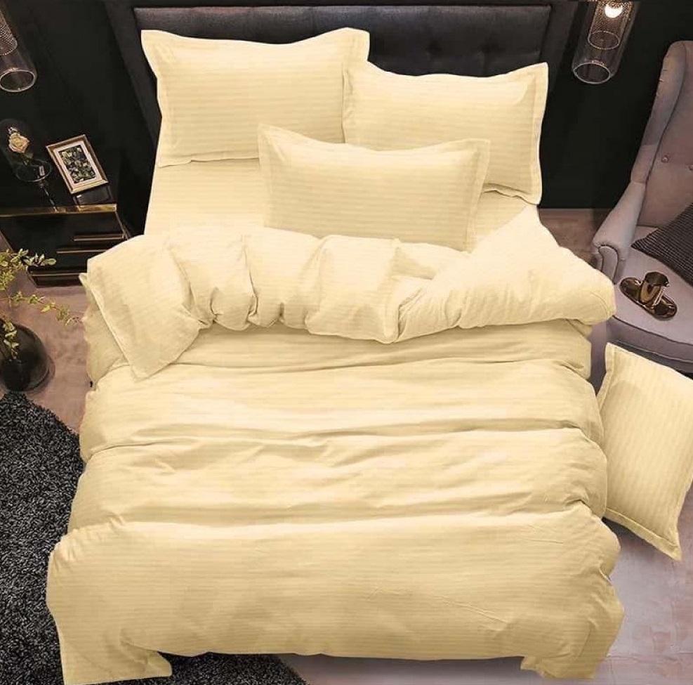 Постельное белье двуспальное Vital SS-12 из страйп-сатина (DR006888)