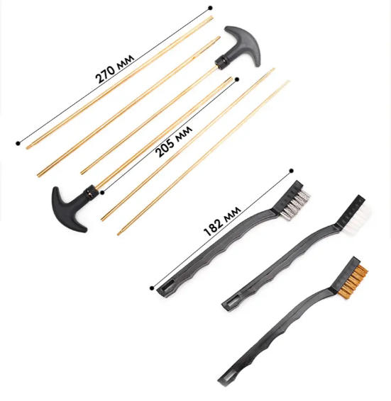 Набір для чищення зброї GK26 в пластиковому кейсі 58 пр. (10895479) - фото 6 Набір для чищення зброї GK26 в пластиковому кейсі 58 пр. (10895479) - фото 6