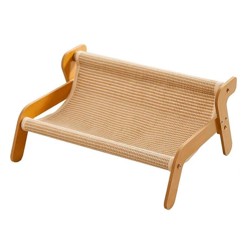 Когтеточка-лежанка для кота Lesko ZK-001 2в1 джутовая 62х50х36 см (2987432844)