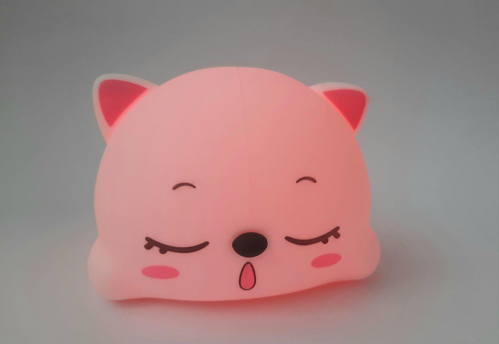 Нічник силіконовий на батарейках ААА кошеня що спить (XR-2221) - фото 4 Нічник силіконовий на батарейках ААА кошеня що спить (XR-2221) - фото 4