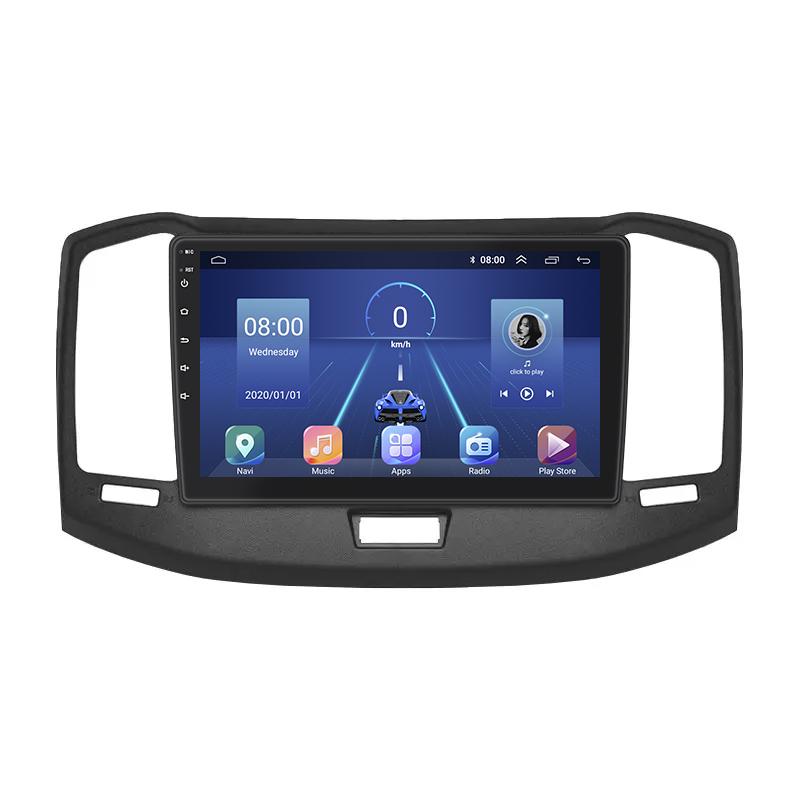 Штатная магнитола Lesko для Chery Bonus 3 (E3/A19) 2014-2017 экран 10" 6/128Gb 4G Wi-Fi GPS Top