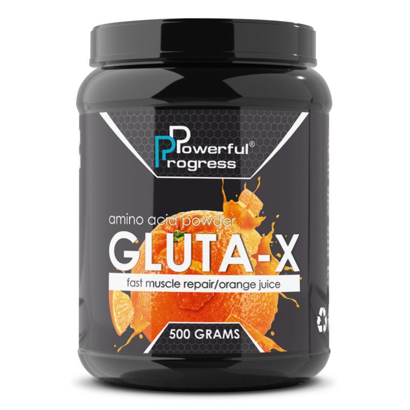 Аминокислота Powerful Progress Gluta-X 500 г Апельсин (3217V6148)