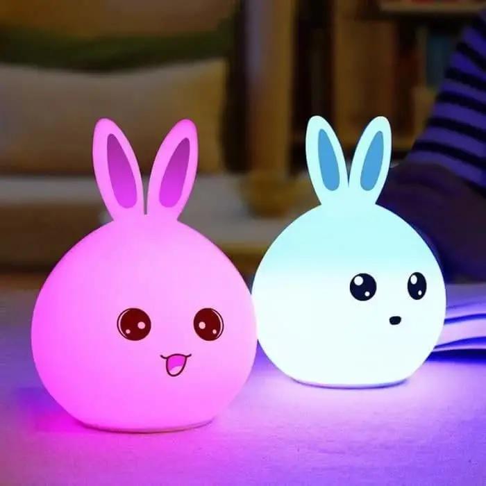 Ночник детский силиконовый Rabbit Silicone RGB (20937613) - фото 3