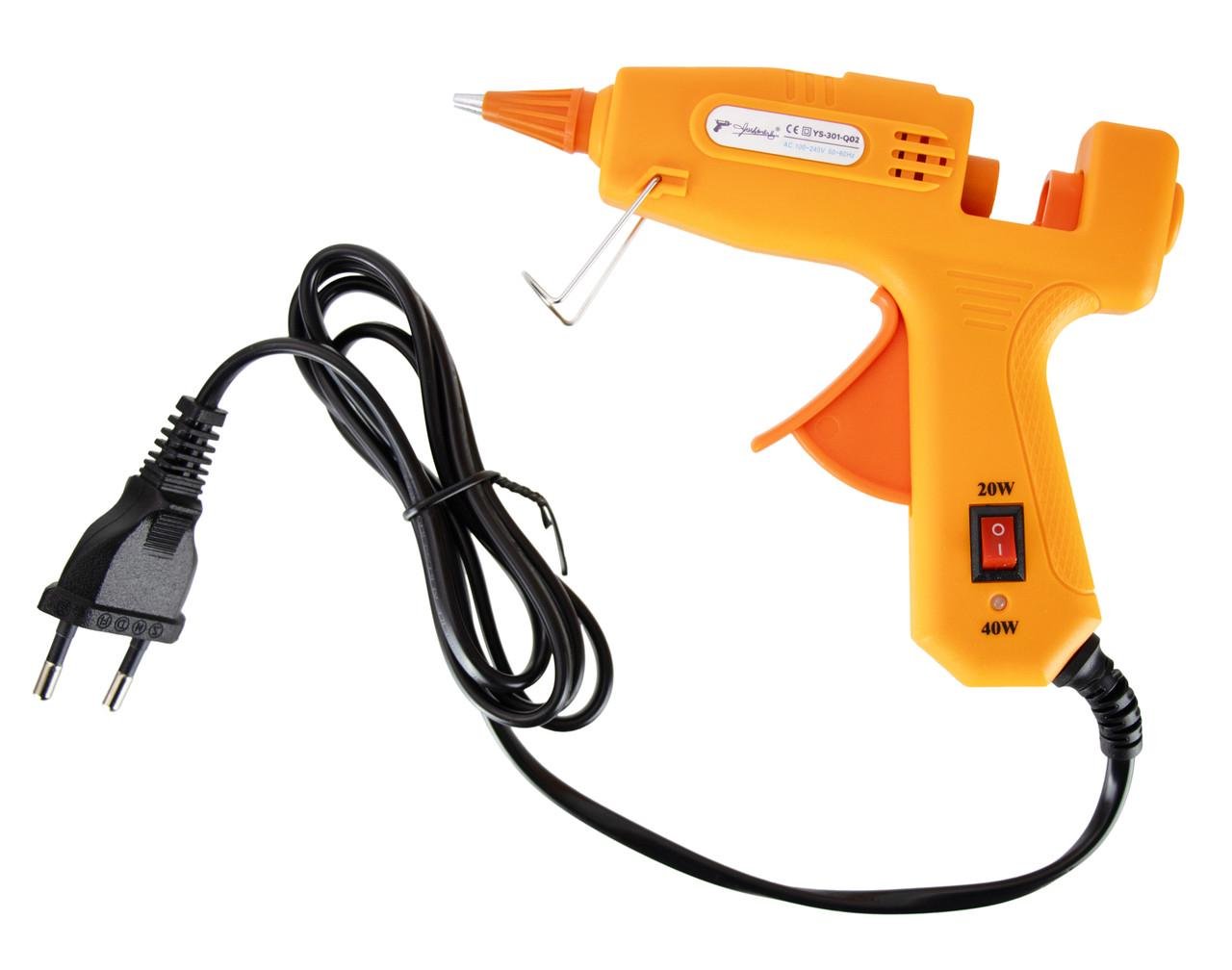 Пистолет клеевой RIAS YS-301-Q02 20W/40W под стержни 7мм Orange (3_06653) - фото 3 Пистолет клеевой RIAS YS-301-Q02 20W/40W под стержни 7мм Orange (3_06653) - фото 3
