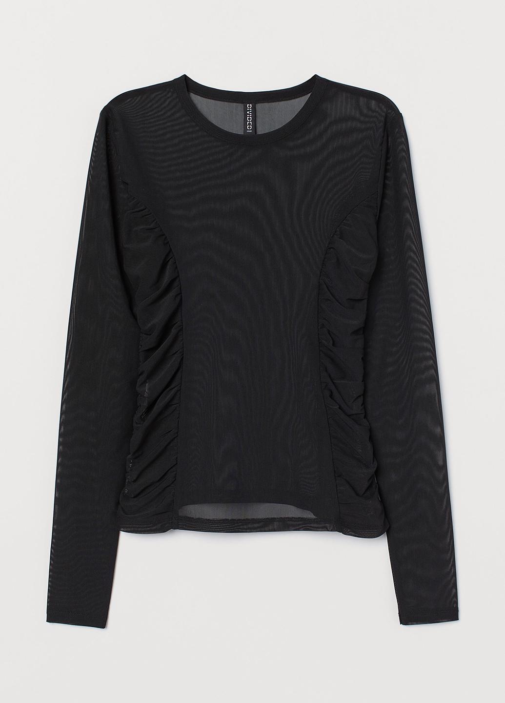 Блузка H&M S Чорний (2000000907918) - фото 2