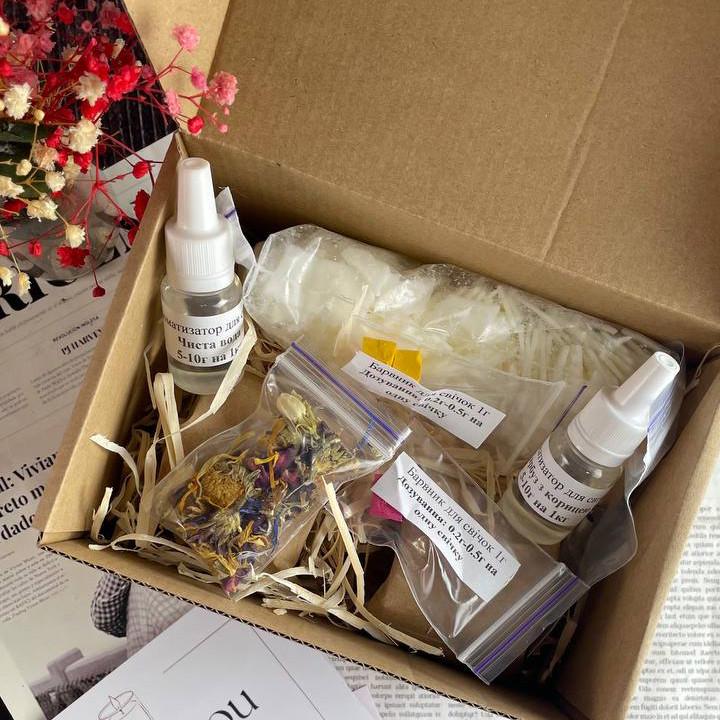 Набор для изготовления свечей 5candles 5candles M Серый/Мрамор (1483) - фото 2