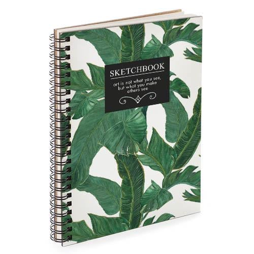 Скетчбук Листья 14,7x21 см (BDP_EX009)