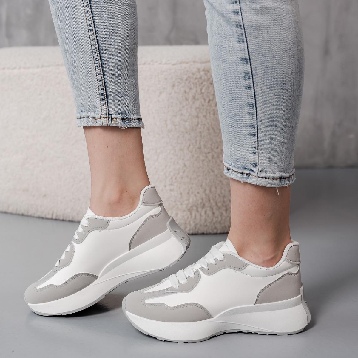 Кроссовки женские Fashion Tina 3938 р. 36 23,5 см Белый (10424787)