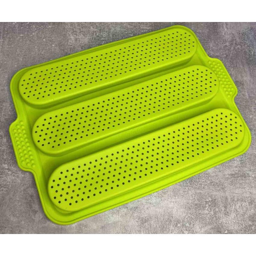 Форма силіконова для випікання хліба та багетів A-PLUS 1907 34,7х24,4х2,8 см (1661632989) - фото 4