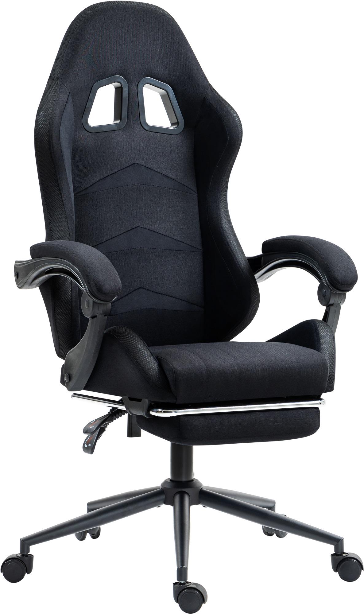 Кресло геймерское GT Racer X-2325 Fabric Black L - фото 3