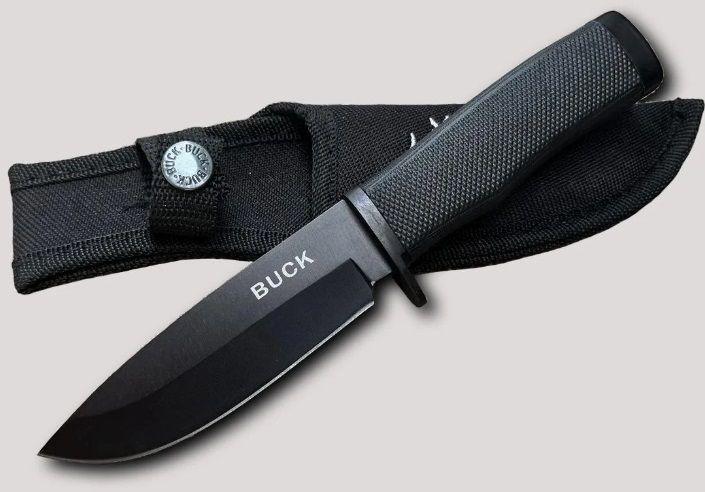 Нож для охоты Buck с черным лезвием (18986) - фото 6 Нож для охоты Buck с черным лезвием (18986) - фото 6