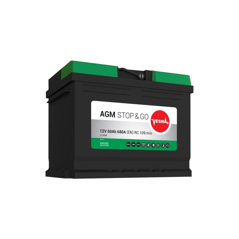 Акумулятор Vesna AGM 314060 60Ah 12V