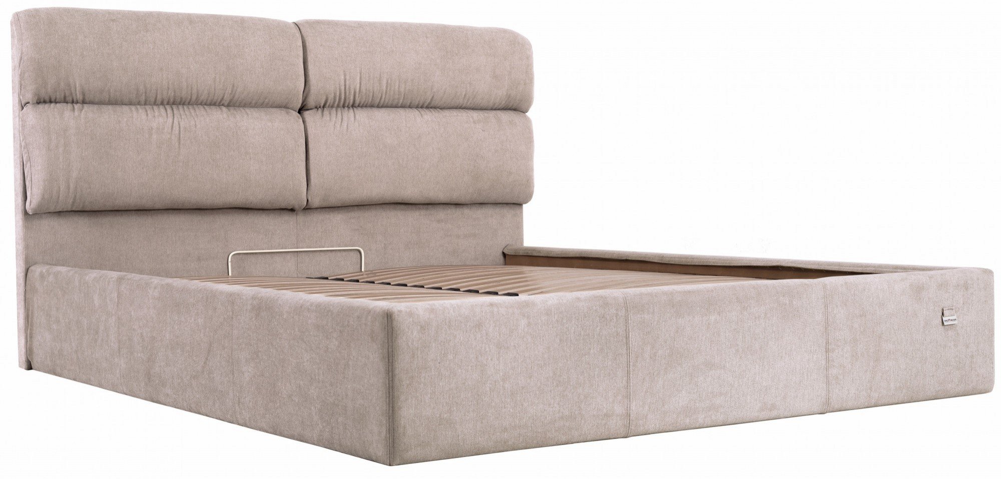 Кровать двуспальная Oxford VIP Мисти Mocco 180х200 см Серый