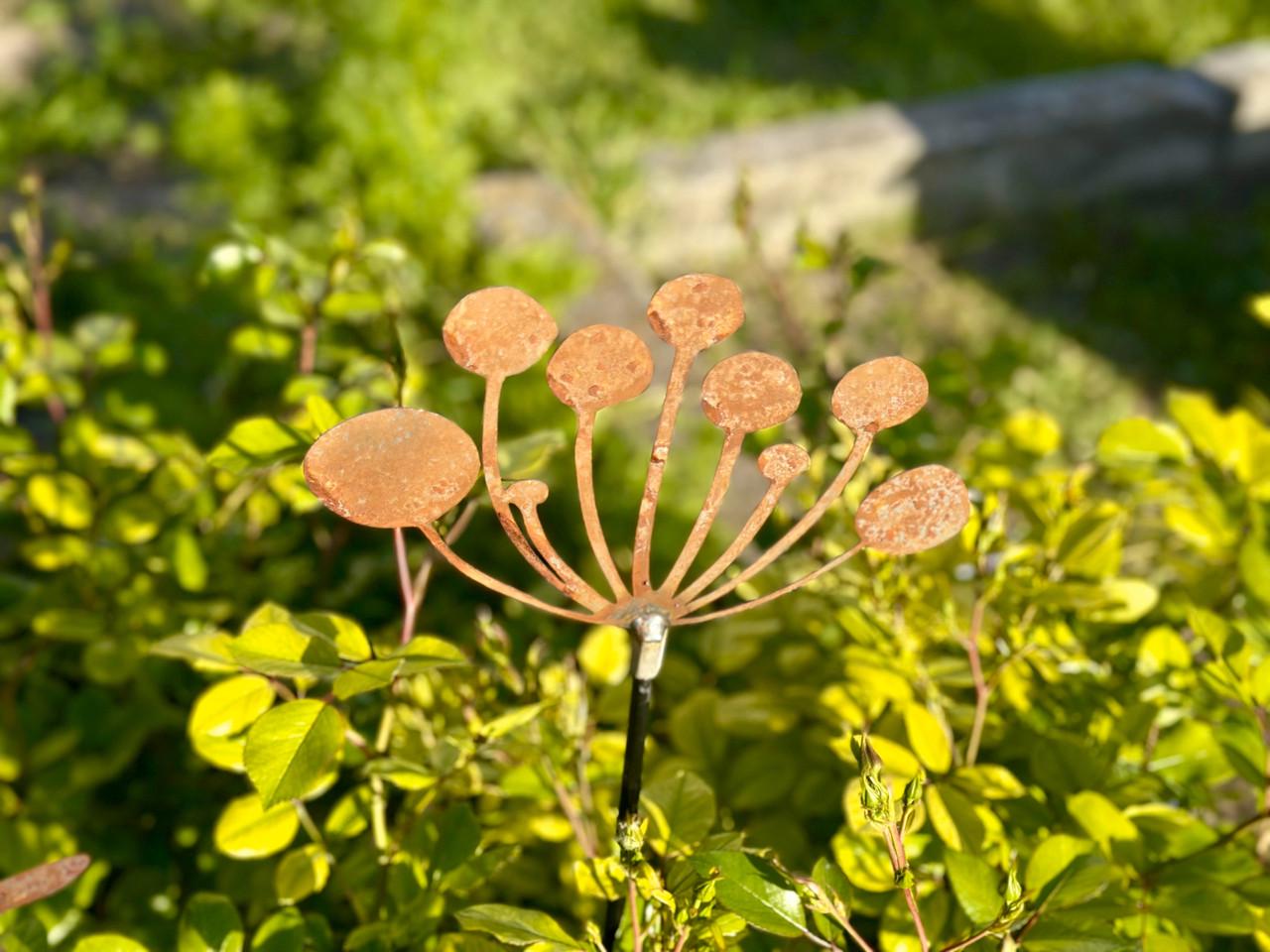 Садовая фигура Ржавый металлический колосок-фенхель для вашего двора/клумбы/сада/террасы (DCR035) - фото 2 Садовая фигура Ржавый металлический колосок-фенхель для вашего двора/клумбы/сада/террасы (DCR035) - фото 2