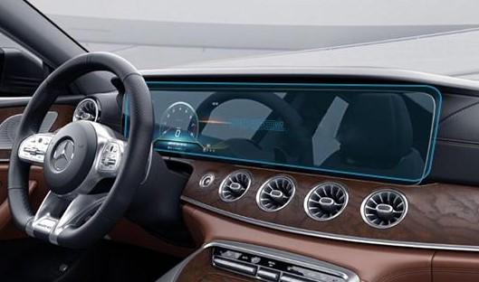 Захисне скло Pixsel гібридне матове на панель приладів Mercedes Benz AMG GT 4 DOORS-28,5“ 2018