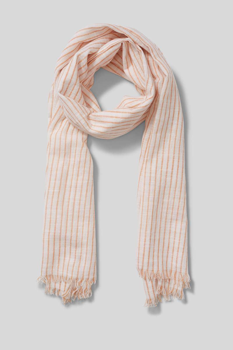 Шарф C&A 1900x750 мм смужка Білий/Помаранчевий (2095978)