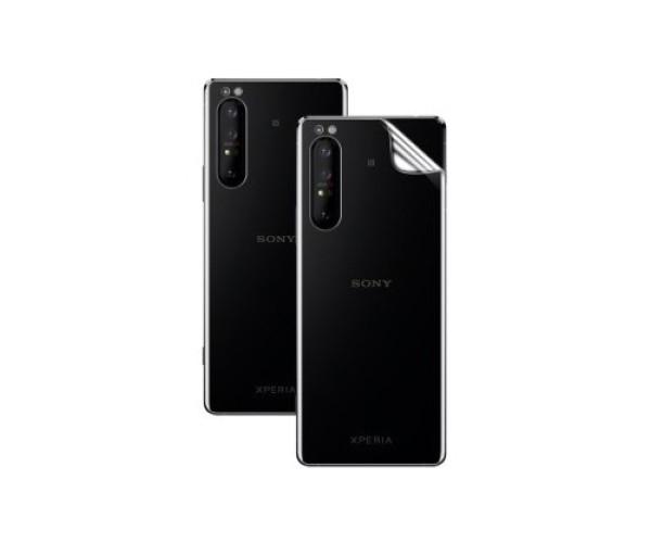 Противоударная гидрогелевая пленка Hydrogel Film для Sony Xperia 1 II на заднюю панель, Transparent