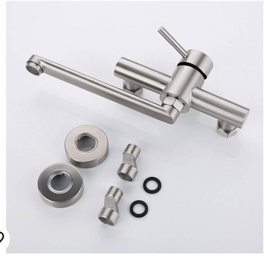 Смеситель для кухни и ванной Kelleria жесткий излив антикоррозийная латунь (2315147205)