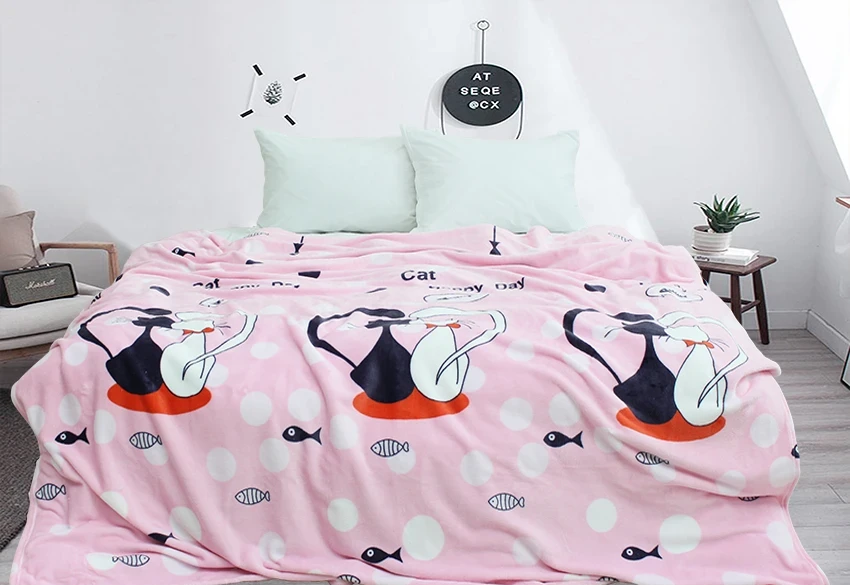 Плед велсофт TAG Tekstil ALM1909 160x220 см (1675)